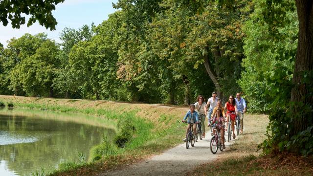 Canal de Montech à vélo