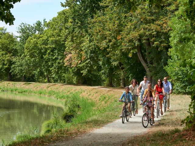 Canal de Montech à vélo