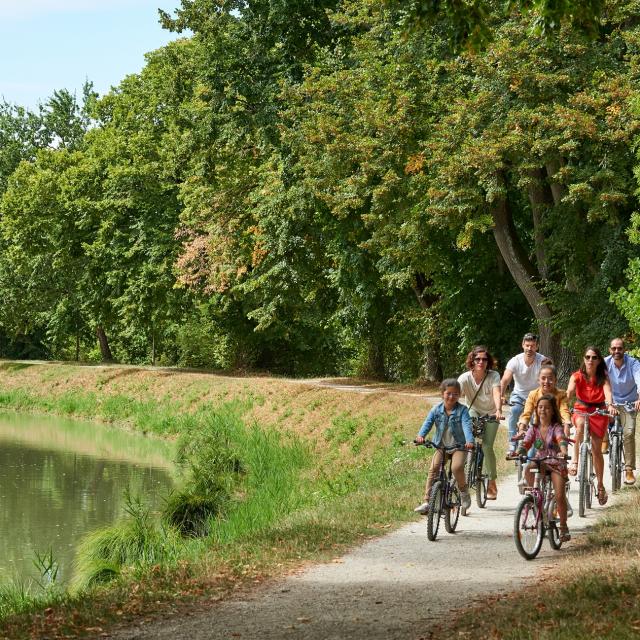 Canal de Montech à vélo