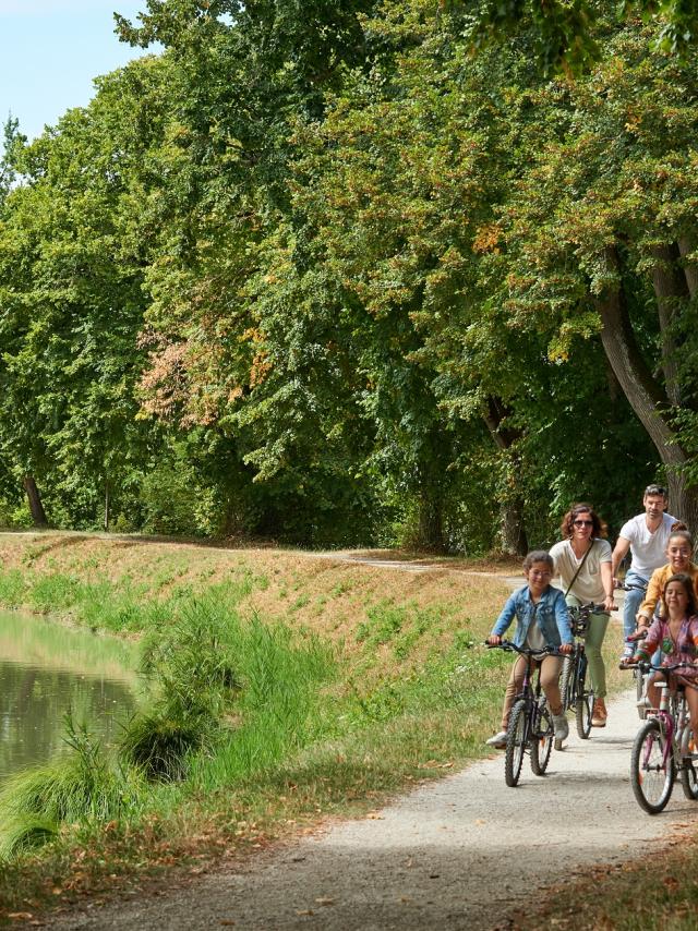 Canal de Montech à vélo