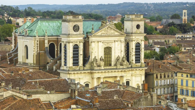 Europe, France, Occitanie, Midi-Pyrénées, Tarn-et-Garonne, Montauban, Cathédrale baroque Notre-Dame de l'Assomption,  // Europe, France, Occitanie, Midi-Pyrenees, Tarn-et-Garonne, Montauban, Baroque Notre-Dame de l’Assomption Cathedral,